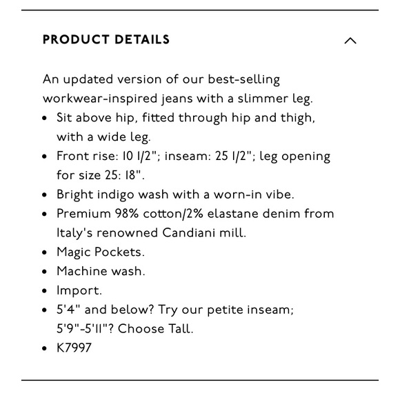 Madewell Slim Wide Leg Pant Crop Garret Wash - Picture 4 of 8